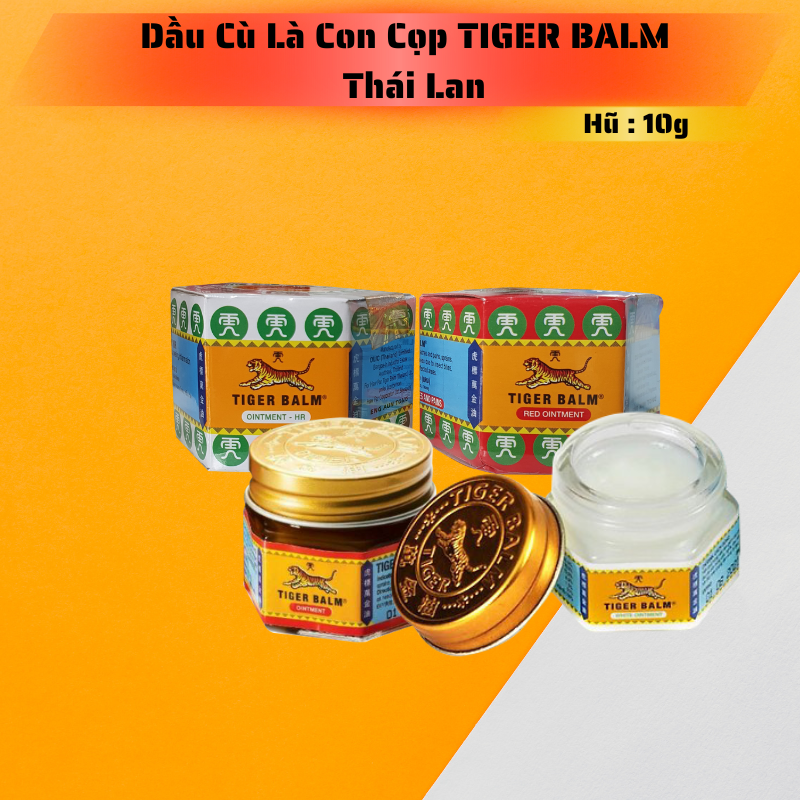 Dầu cù là xoa bóp con cọp TIGER BALM 10g Thái Lan