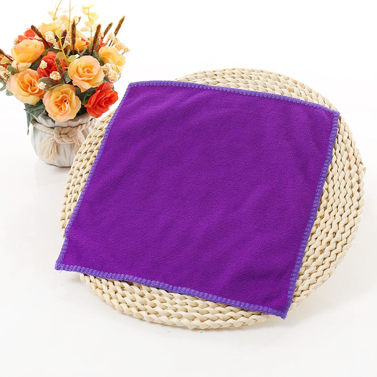 Combo 10 khăn lau đa năng, lau kính, lau xe ô tô 30x30 cm Microfiber ( Màu Ngẫu Nhiên)