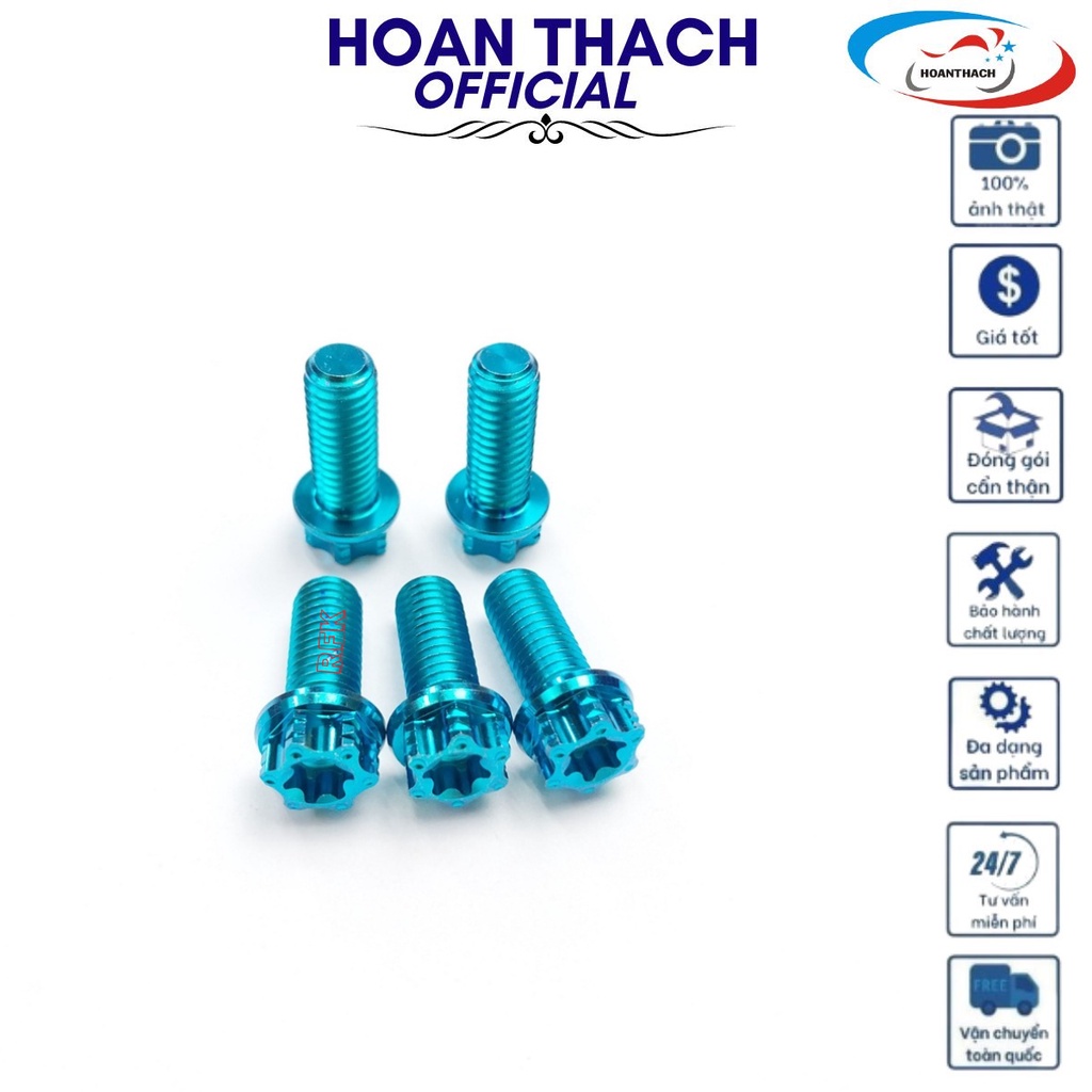 Ốc 8L15 Titan Lục Bảo Đầu Salaya dùng cho nhiều dòng xe SP017507(giá bán 1 con)