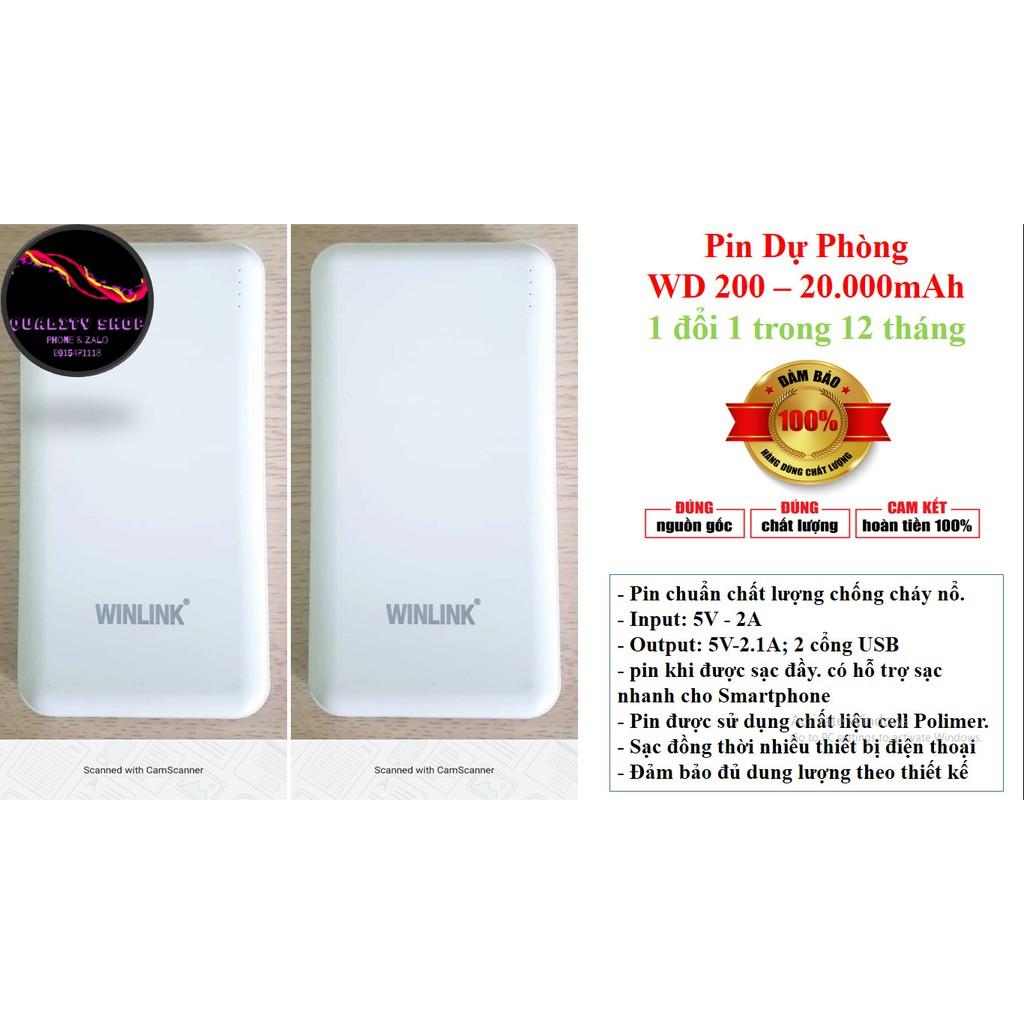 Pin Sạc Dự Phòng Winlink 20000mah - hàng chính hãng