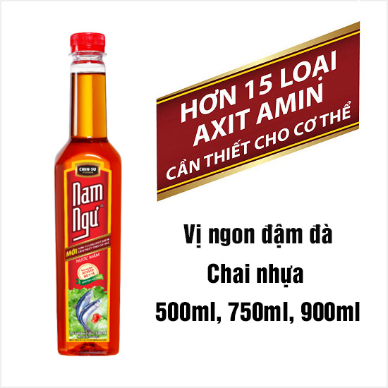 Nước mắm Nam Ngư 10 độ đạm chai 750ml