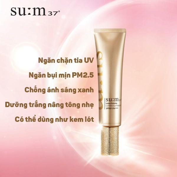 Chống nắng dưỡng trắng bảo vệ da tối ưu Su:m37 Losecsumma Lumiere Sun Protect SPF50+PA++++50ml