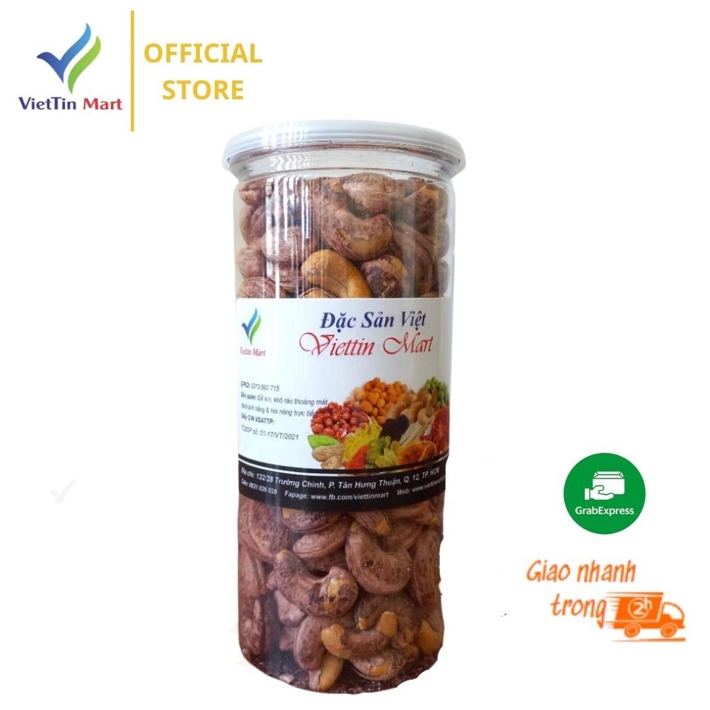 Hạt Điều Rang Muối Nguyên Vỏ Lụa Viettin Mart 500G/1KG