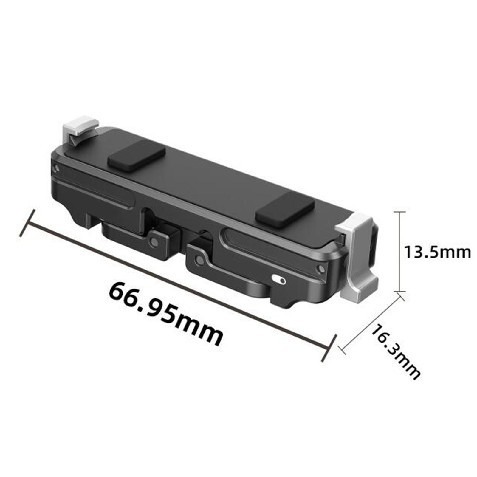 Action Camera Mount Adapter  Durable Lightweight Accessory for Go 3