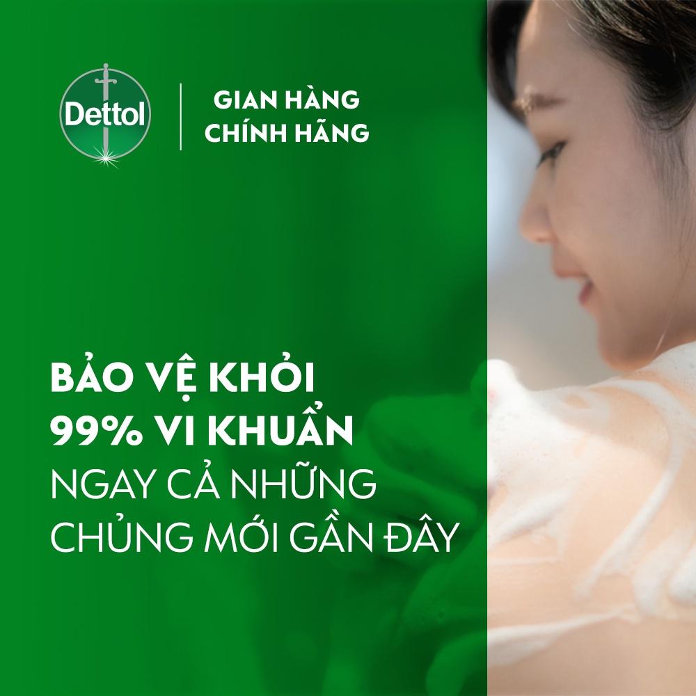 [Mã FMCGDET52 giảm 8% đơn 250k] [Hộp quà tặng kèm bông tắm] Sữa tắm Dettol kháng khuẩn – Chai 950g