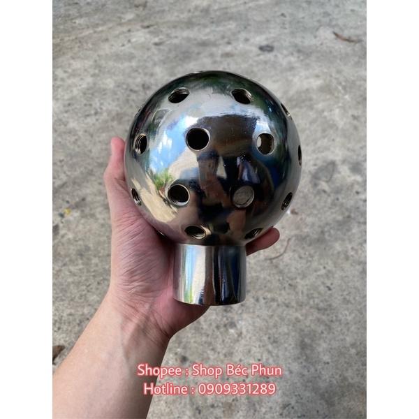 Béc phun nước quả cầu inox phi 49