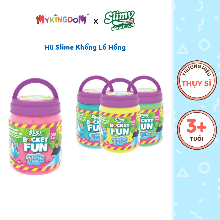 Đồ Chơi SLIMY Hũ Slime Khổng Lồ 800Gr Hồng 32955/PK