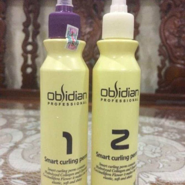 Thuốc uốn tóc 3D Obsidian Professional Smart Curling Perm Hàn Quốc tặng kèm móc khoá