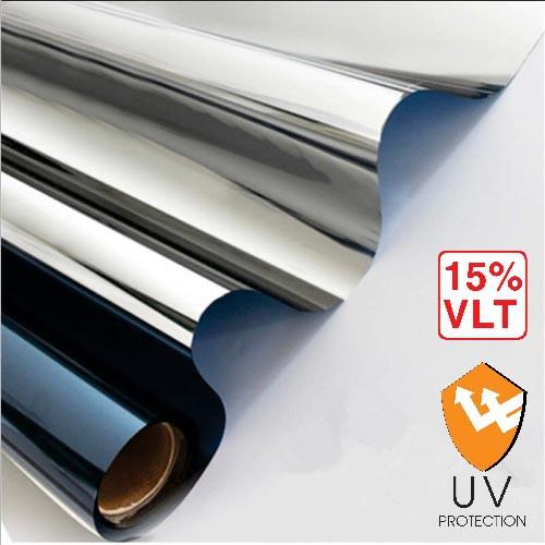 Combo 5m X 100cm decal FIlm cách nhiệt phản quang ( Bạc / Xanh Lá / Xanh Biển / Đen )