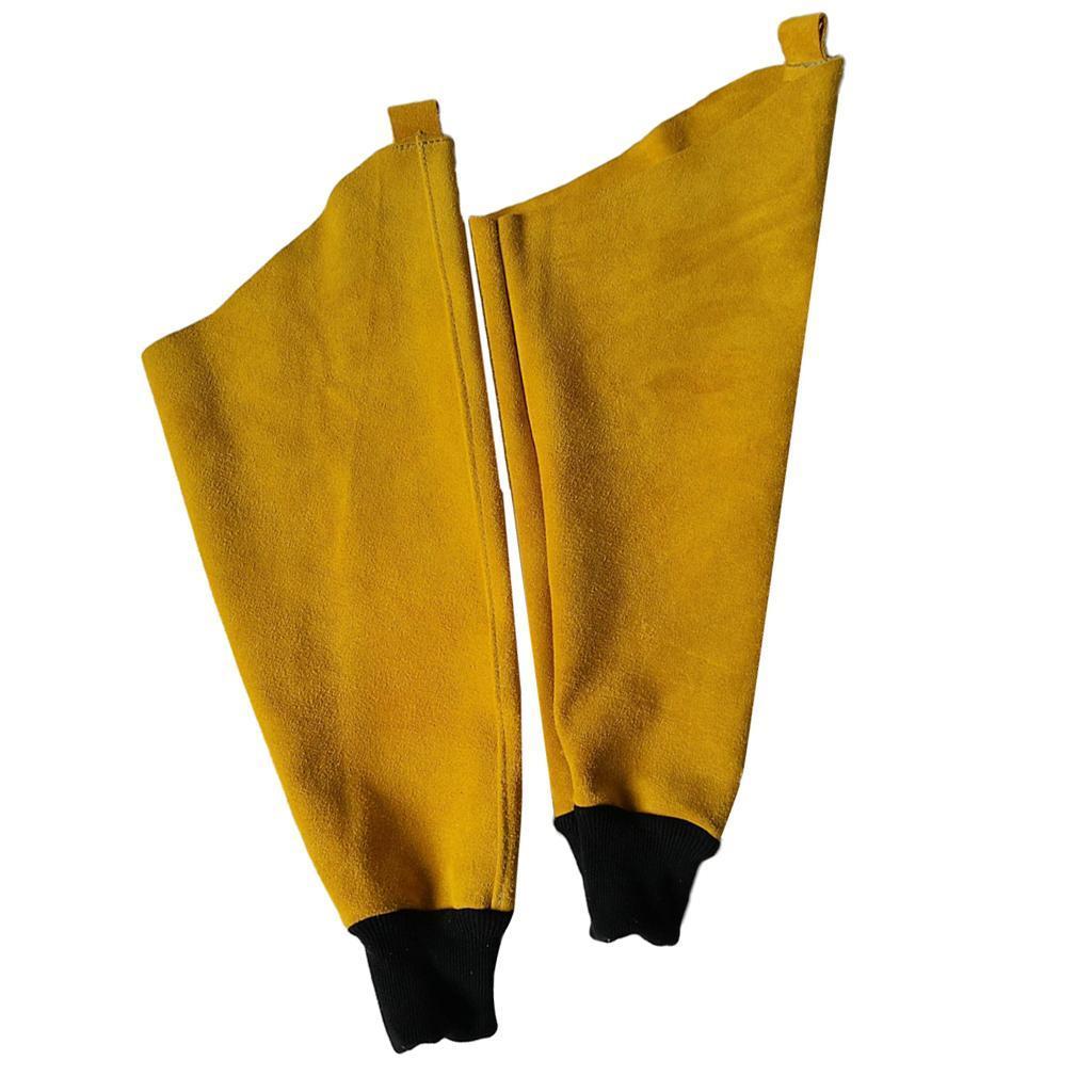 Welder Apron Welding Apparel Heat Insulation Flame Resistant with Sleeves