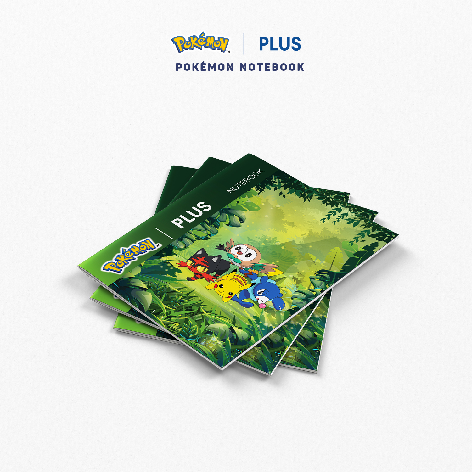 Lốc 10 cuốn tập học sinh Pokemon PLUS - 96 Trang (5 ô ly