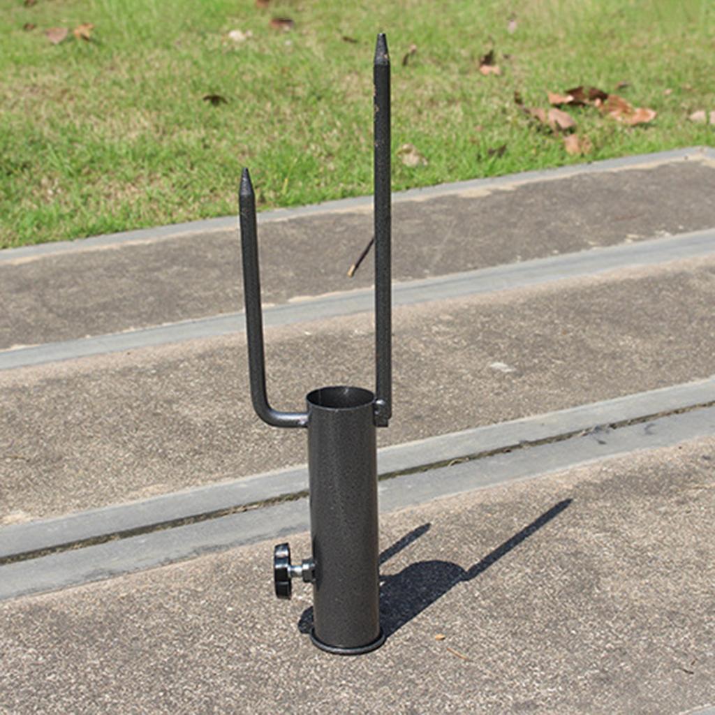 Patio Camping Umbrella  Stand  Parasol Holder  Ground