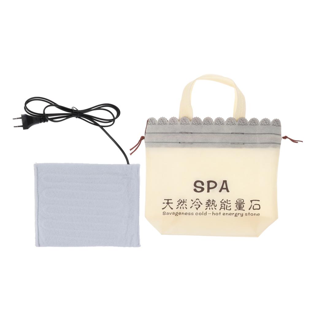 Massage đá Nóng Nóng Túi Sưởi điện Cho Cơ Thể SPA Thư Giãn EU Plug