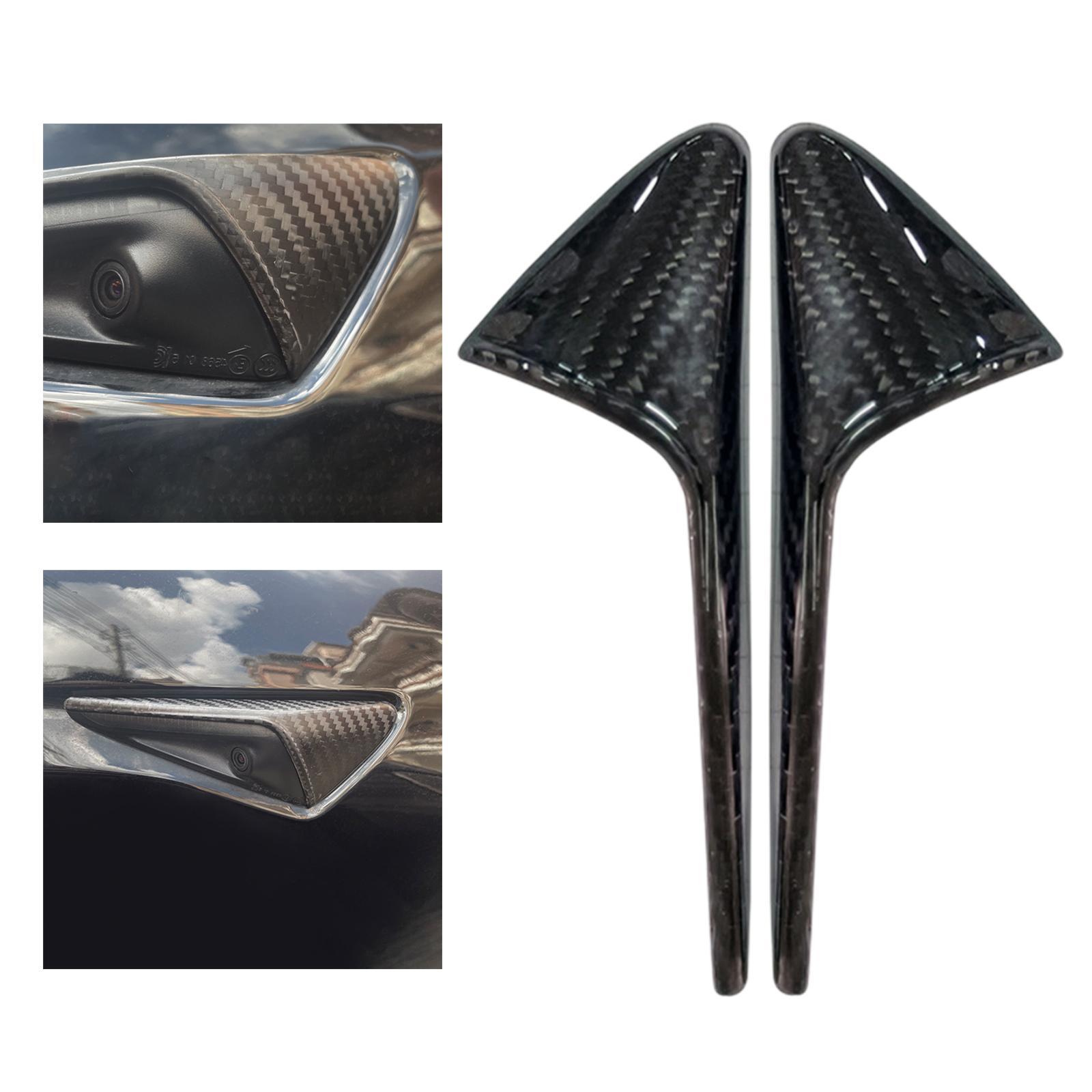 Side Camera Protection Cover ABS Plastic Indicator Cover Fits for Tesla Model 3 Model Y