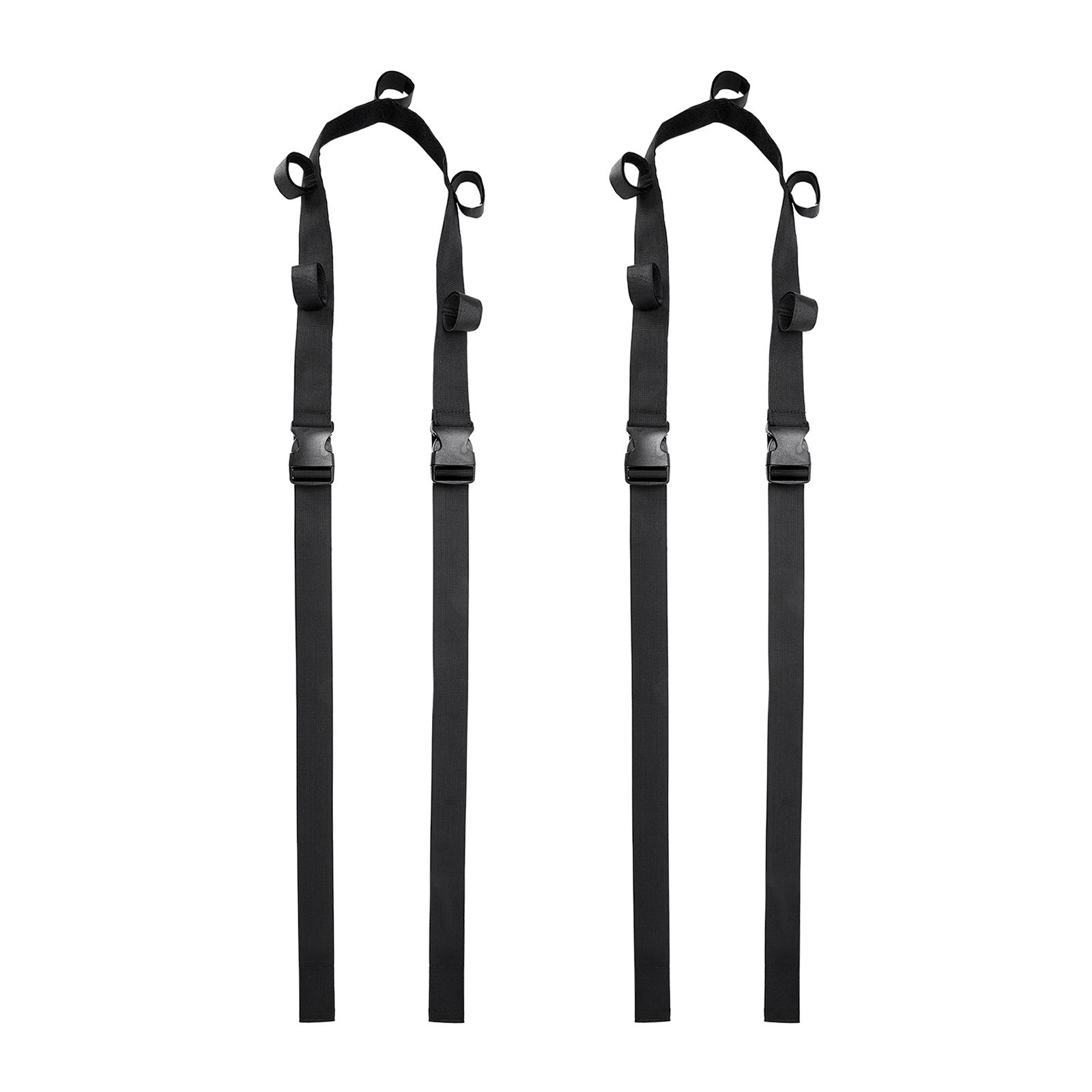 2x Car Fishing Rod Rack Adjustable Fishing Rod Holder Strap for SUV Wagons