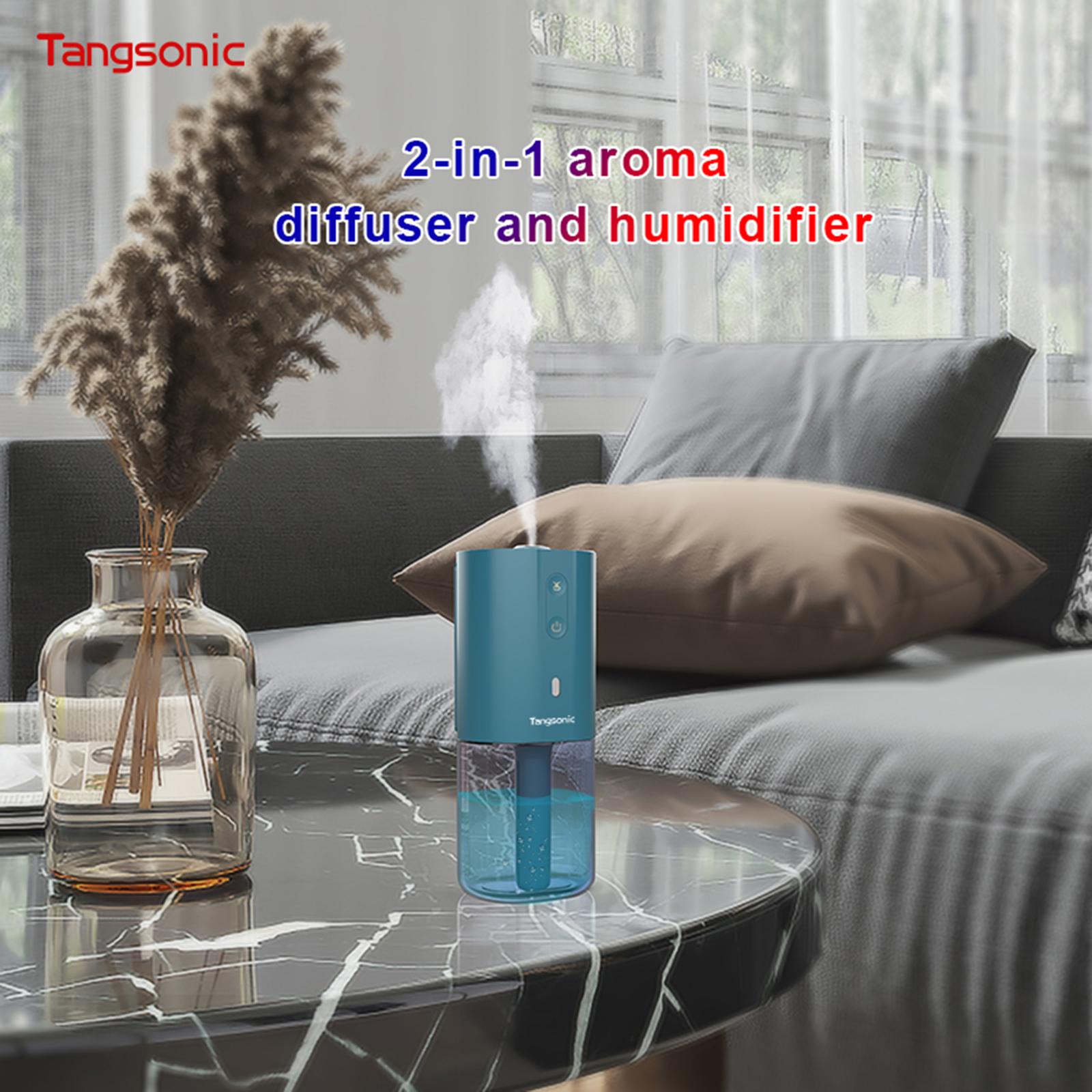 Máy khuếch tán tinh dầu thơm cho phòng làm việc, làm ẩm không khí di động mini Tangsonic