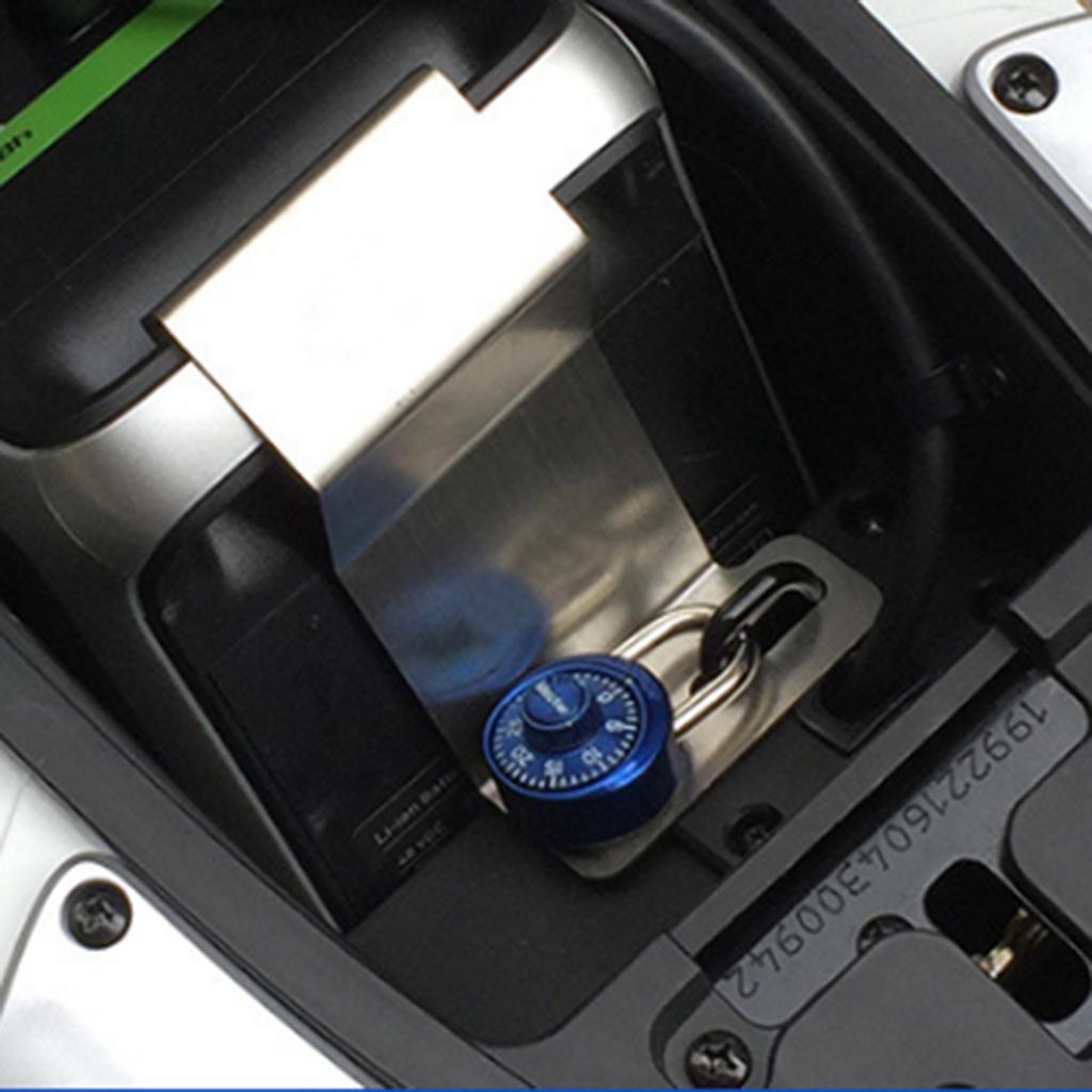 Stainless Steel Hardware Scooter Battery Anti Theft Security Locking Plate