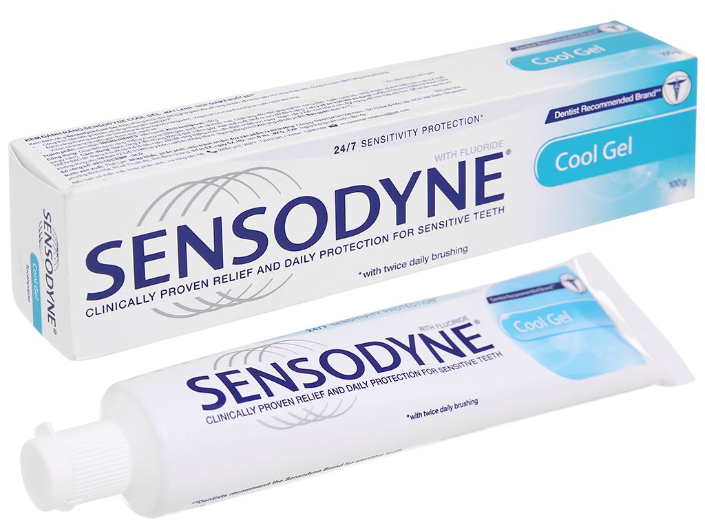 Kem đánh răng SENSODYNE COOL GEL mát lạnh 100g