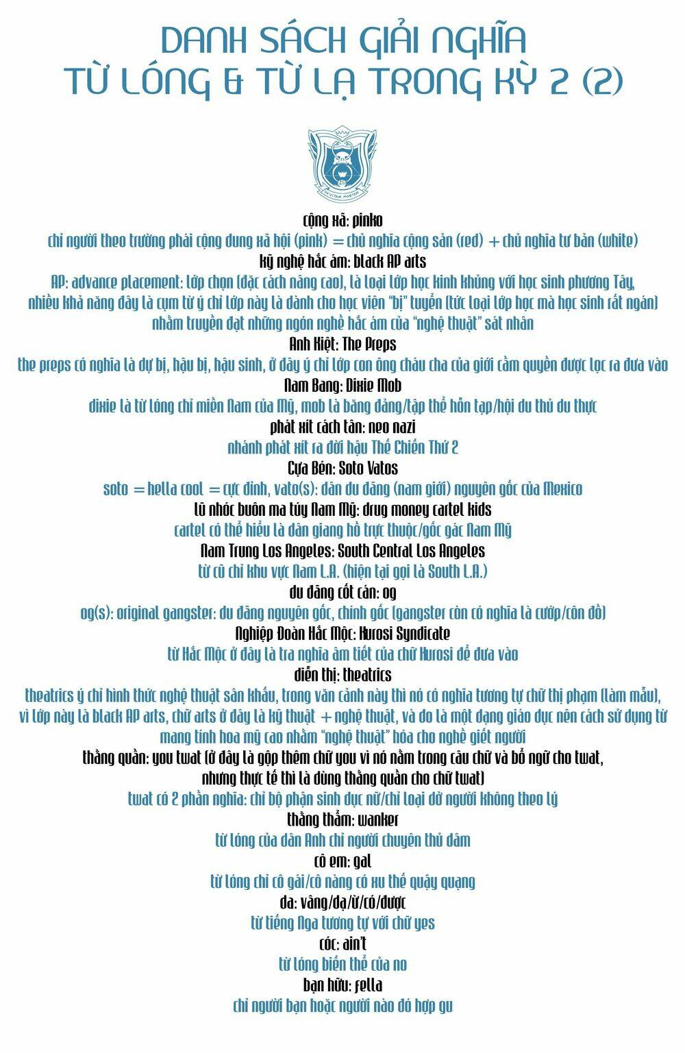 deadly class - lớp học sát nhân chapter 2 7