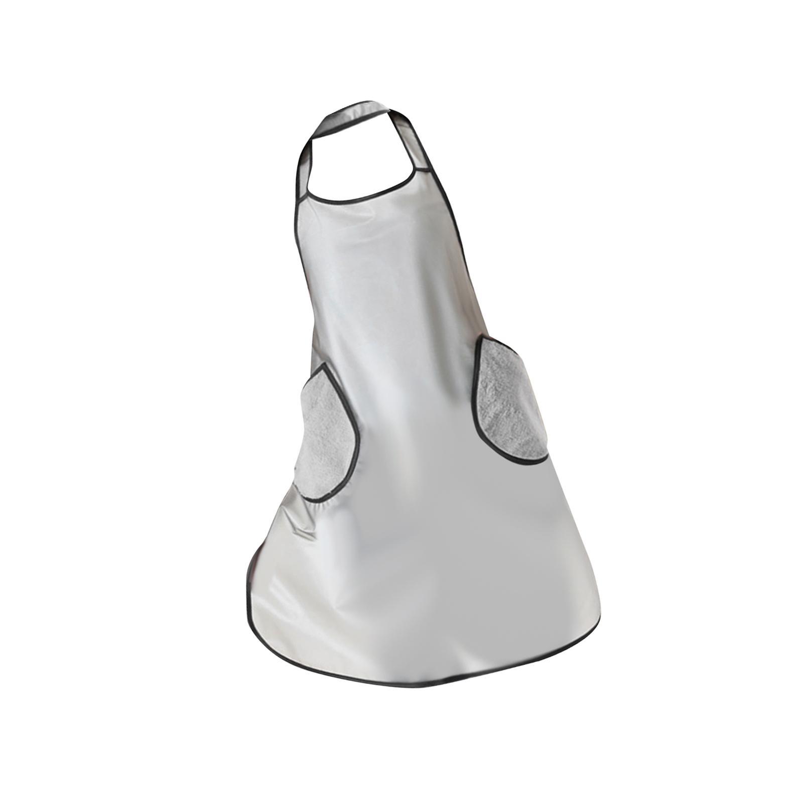 Cooking Apron Baking Apron with Hand Wipe Pockets Sturdy Oil BBQ Apron