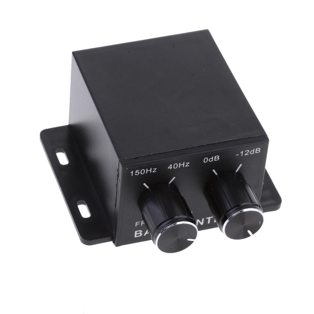 2x Auto Subwoofer Soft Bass Controls Bass Remote Remote Control Controls