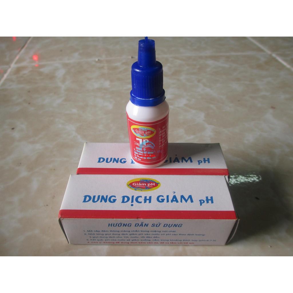 Combo 5 lo dung dịch giảm PH cho bể cá, hồ cá