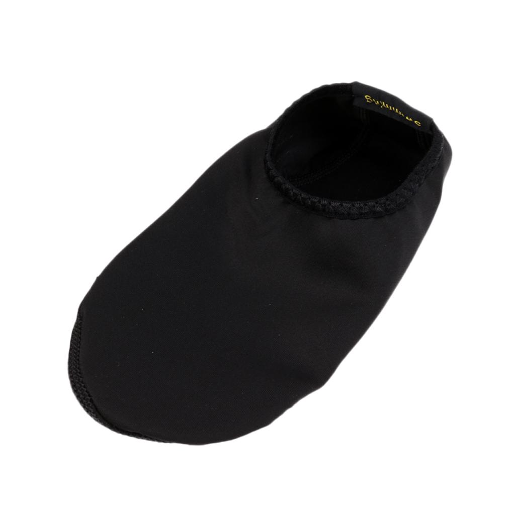 Water Skin Shoes Aqua Socks for Beach Swim Surf Sport Yoga XXS(27-30) Black