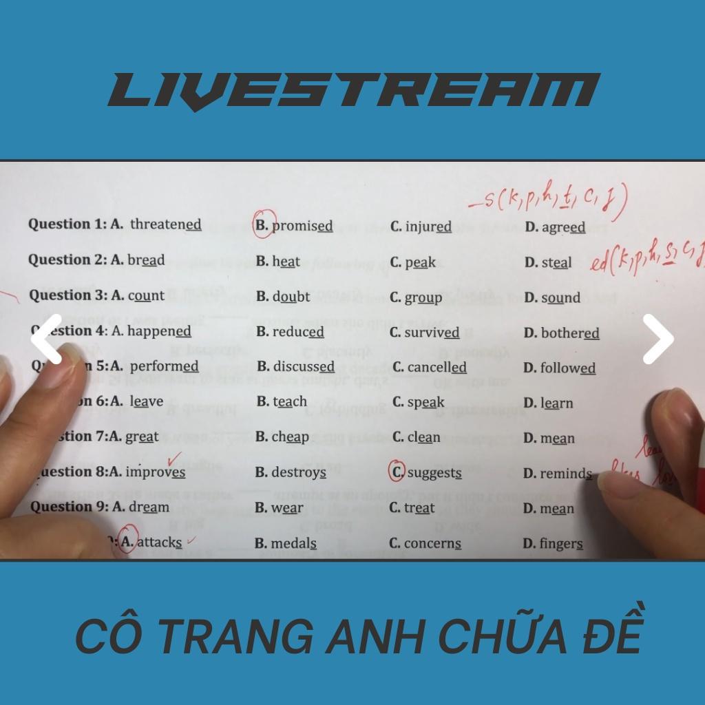 Bộ đề minh hoạ trắc nghiệm khối D7, sách luyện đề ôn thi thpt quốc gia môn toán hoá anh moonbook