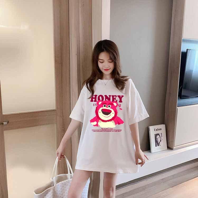 áo thun nam nữ unisex phong cách hàn quốc ulzzang cool ngầu - áo thun gấu HONEY mẫu mã mới đa dạng hot hit 2023