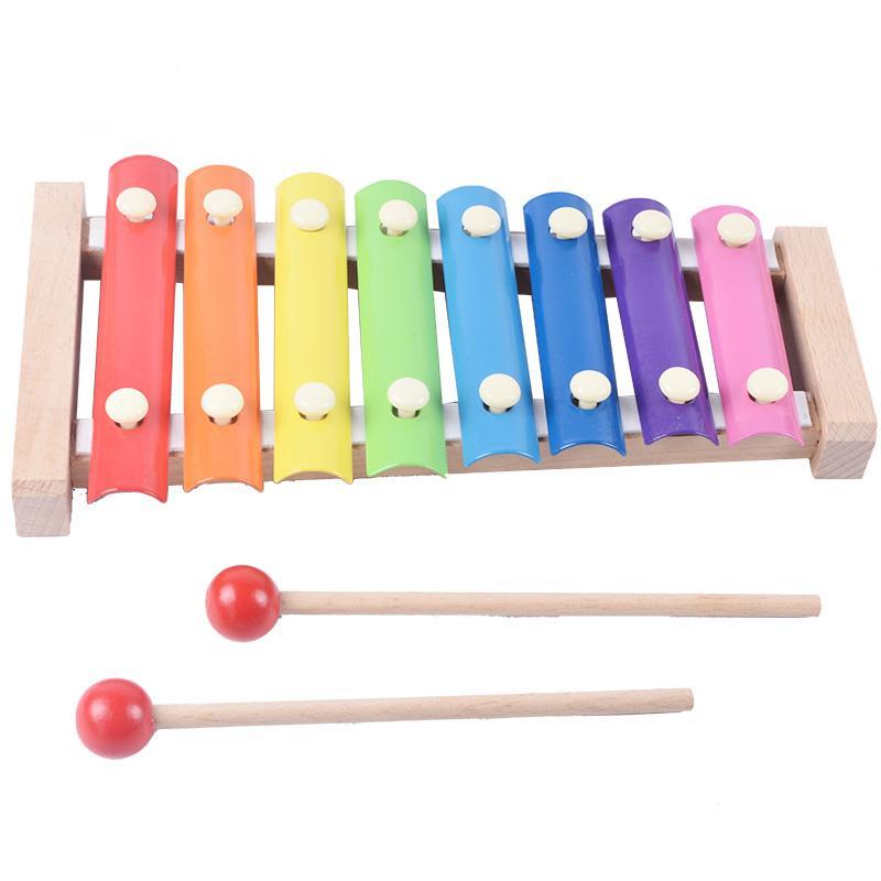 Đồ chơi gỗ cho bé gái bé trai đàn xylophone an toàn thông minh trí tuệ đồ chơi giáo dục