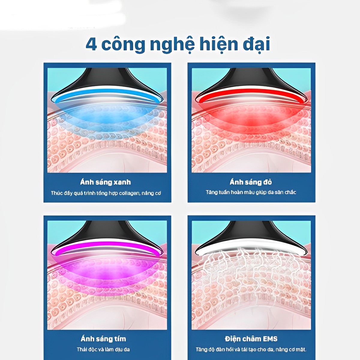 Máy massage nâng cơ mặt và cổ cầm tay Electric Neck Meter B04
