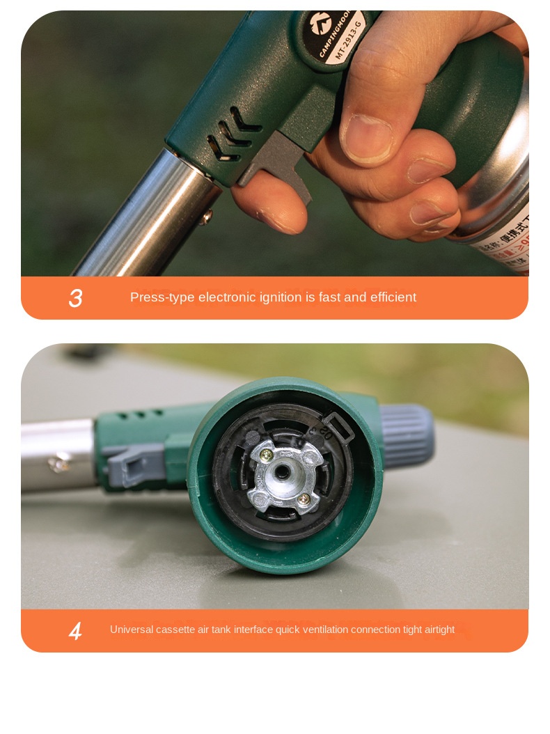 Đèn khò gas Campingmoon MT-2913-G / MT-2913-H