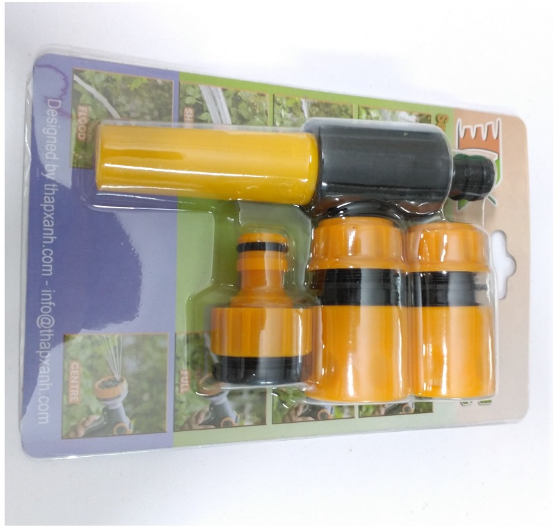 Bộ Vòi Tưới Đa Năng, Vòi 4 món, tưới cây, rửa xe, bền bỉ, an toàn và thân thiệt với môi trường