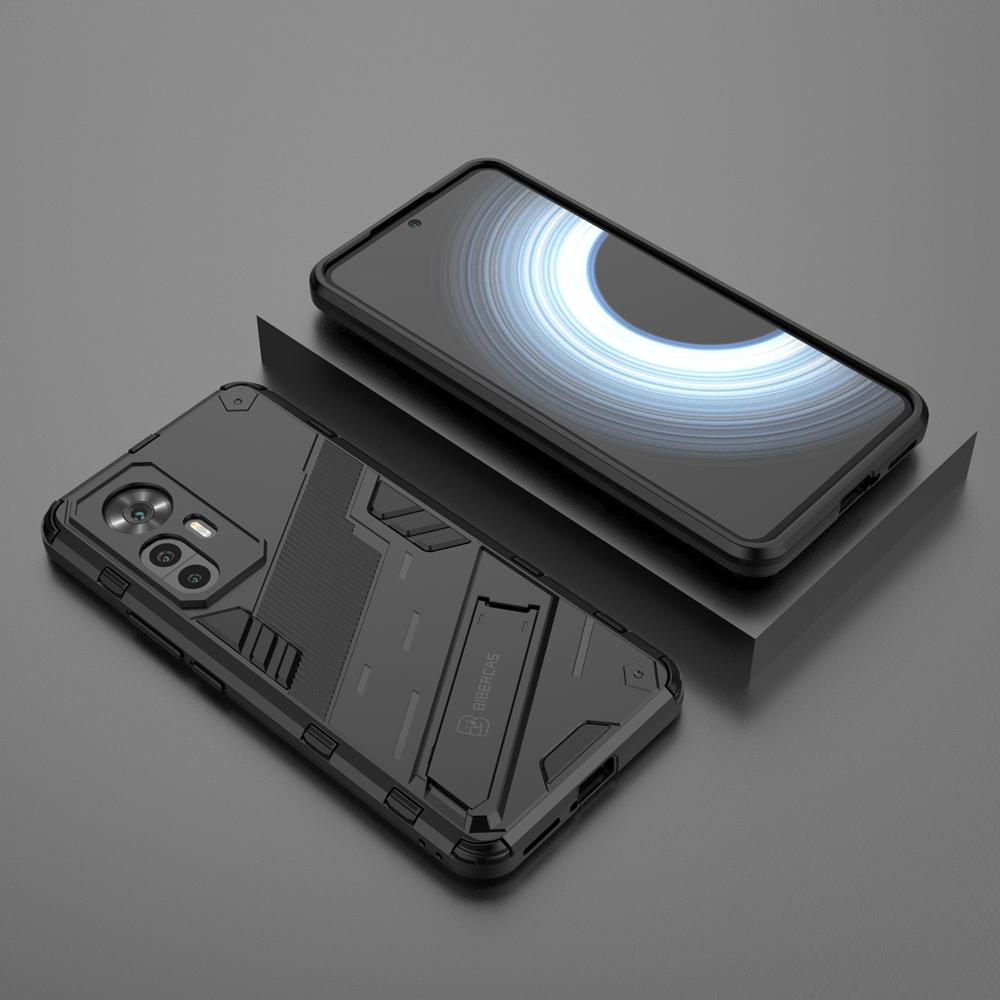 Ốp lưng cho Xiaomi 12T Pro Redmi K50 Ultra chống sốc Iron Man PUNK cao cấp kèm giá đỡ