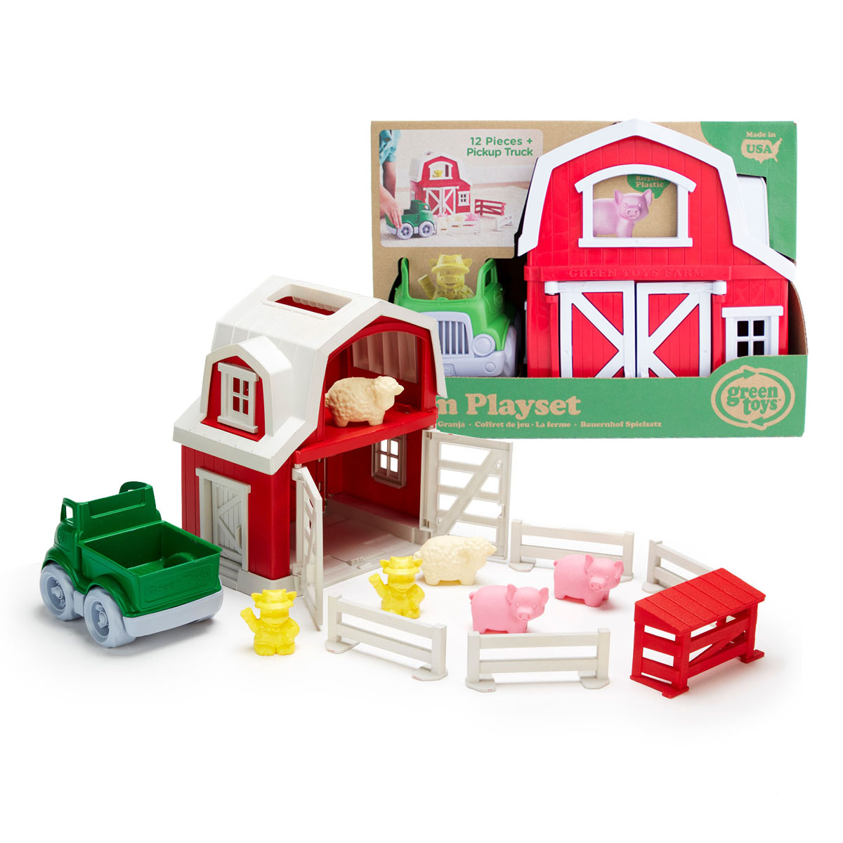 Bộ Đồ Chơi Trang Trại Green Toys Cho Bé Từ 2 Tuổi