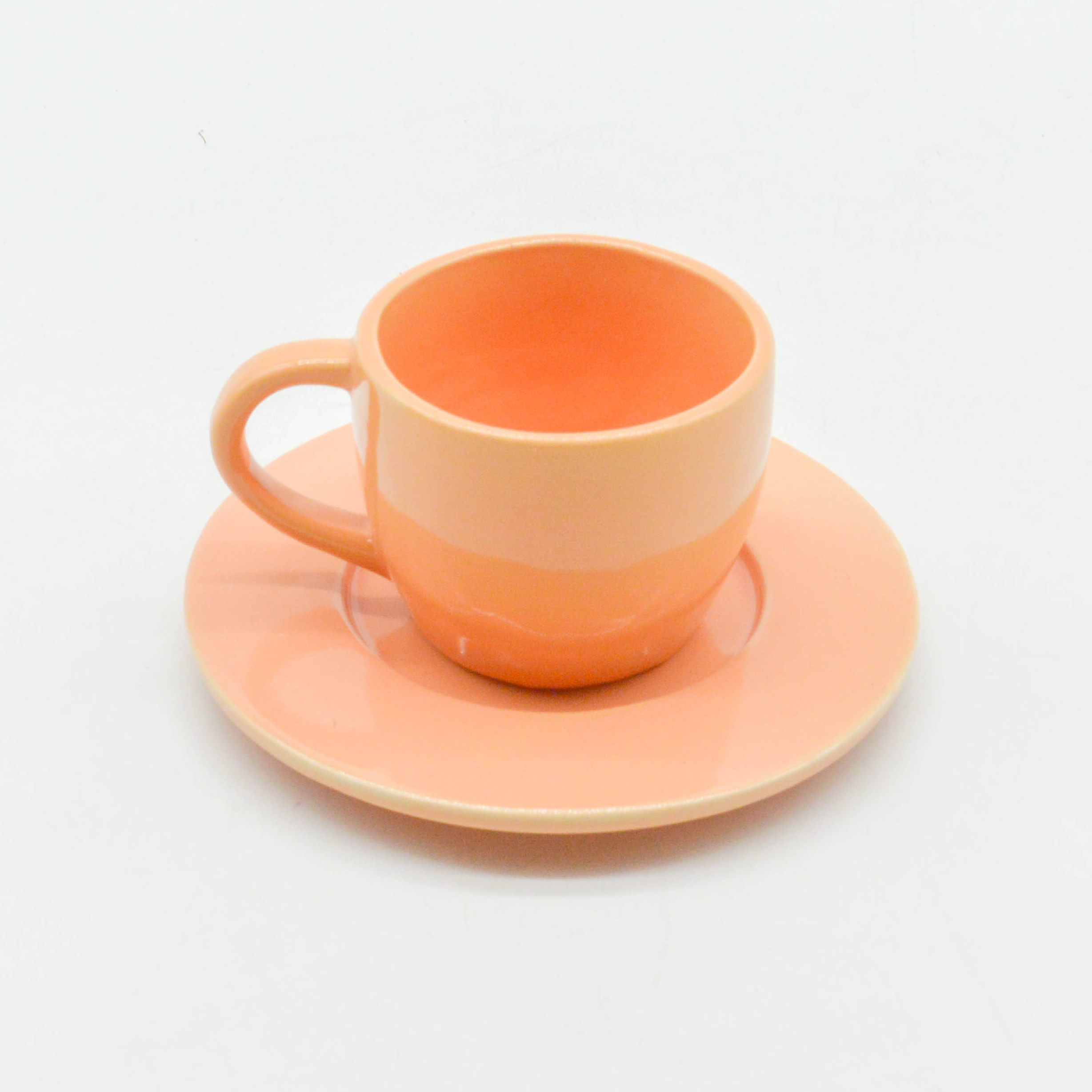 Bộ Ly Cà-Phê Morning 02 + Dĩa Lót - Màu Pastel