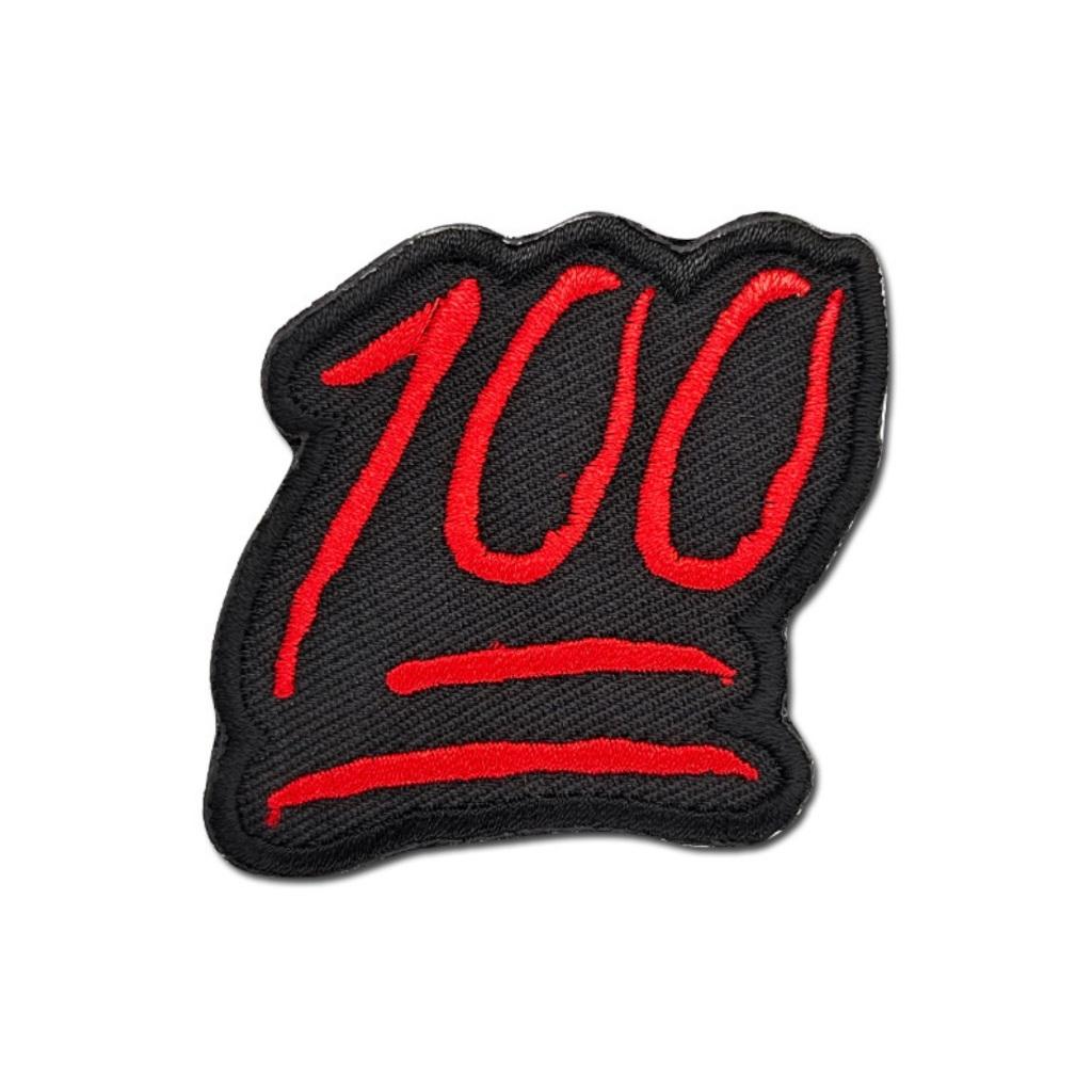 Patch_velcro thêu 100 điểm dán ba lô_quần áo_túi xách