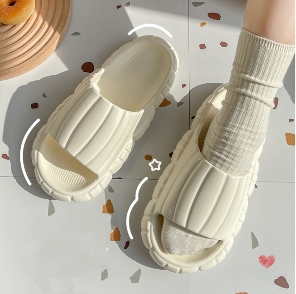 Dép bánh mì pastel thời trang Hàn Quốc cao cấp đi chơi đi trong nhà êm chân chống trượt giá rẻ cho nam nữ