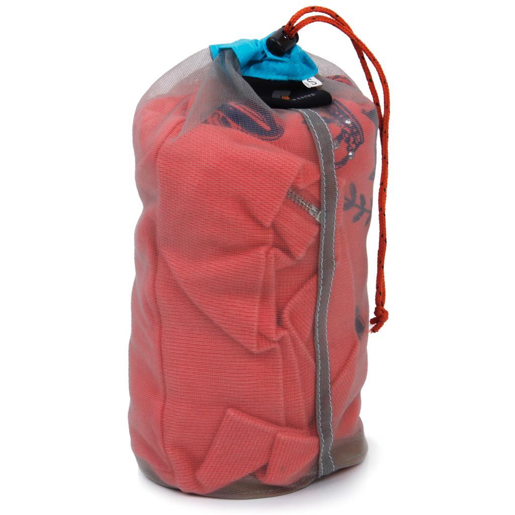 Camping Sport Drawstring Compression Stuff Sack Organizer Mesh Bag 25 x 18cm