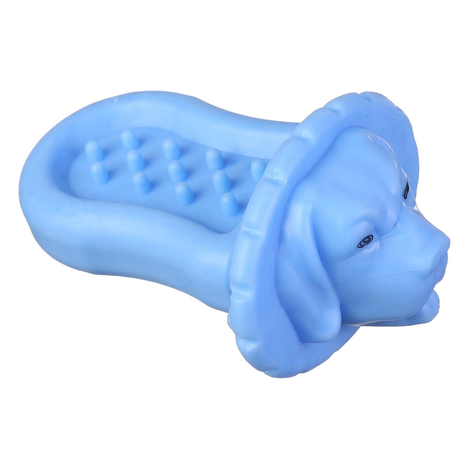 Dog Slow Feeder Bowl Toy Mat Small Large Breed Blue