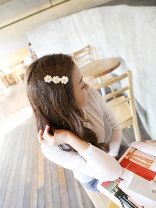 Combo 5 Chun Kẹp Tóc Kẹp Tăm Hoa Cúc