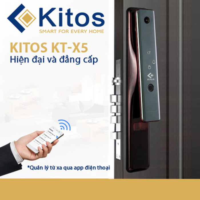 Khóa cửa thông minh camera Kitos KT-X5