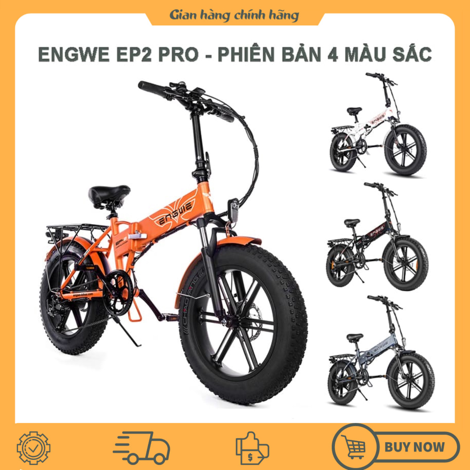 Xe đạp điện trợ lực Engwe EP-2 PRO- Gấp gọn