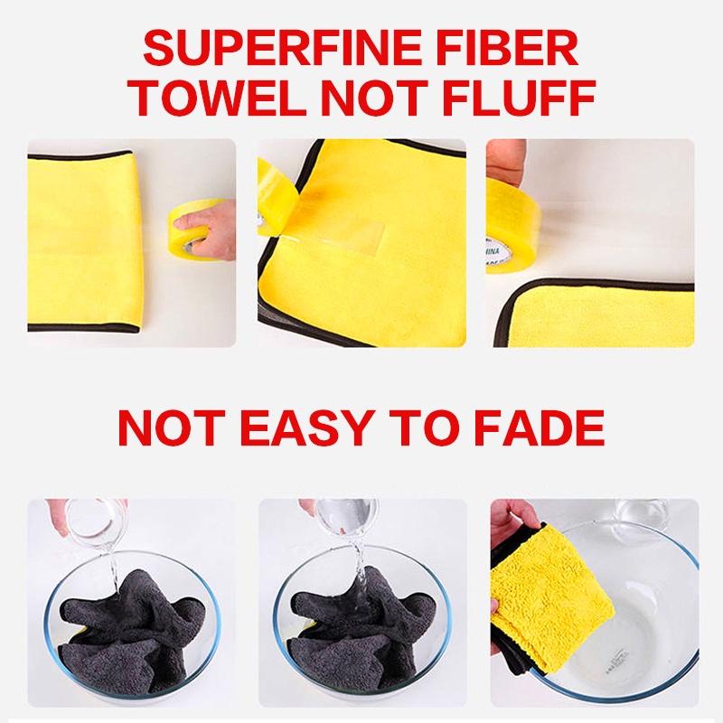 Khăn Lau Ô Tô / Khăn Lau Xe / Lau Bếp / Lau Kính / Lau Tay / Cao Cấp Siêu Sạch Siêu Thấm Hút / MICROFIBER Khăn Lau Chùi Đa Năng Cho Nhà Bếp