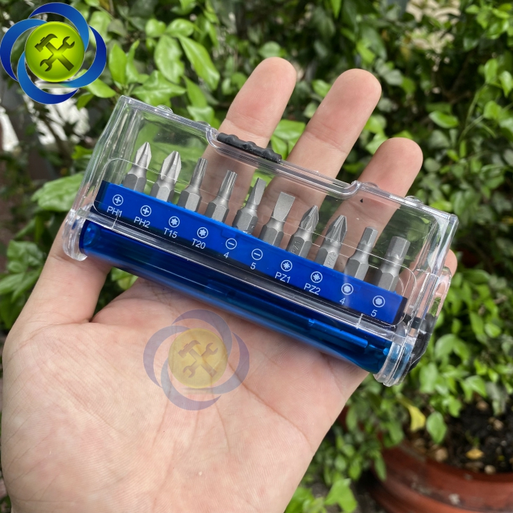 Bộ tuýp + vặn vít 1/4 C-mart K0006 21 chi tiết
