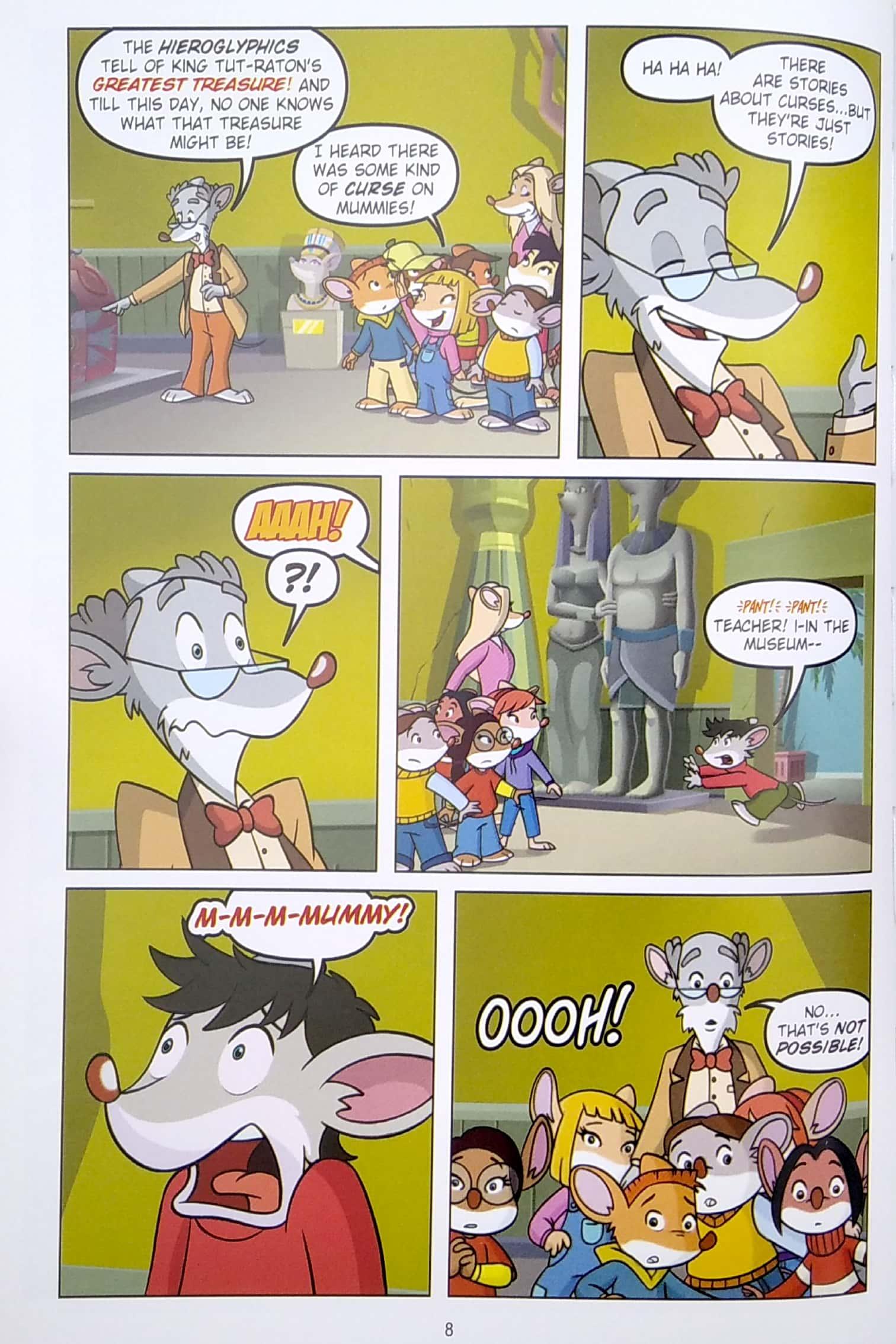 Geronimo Stilton Reporter #4: The Mummy With No Name