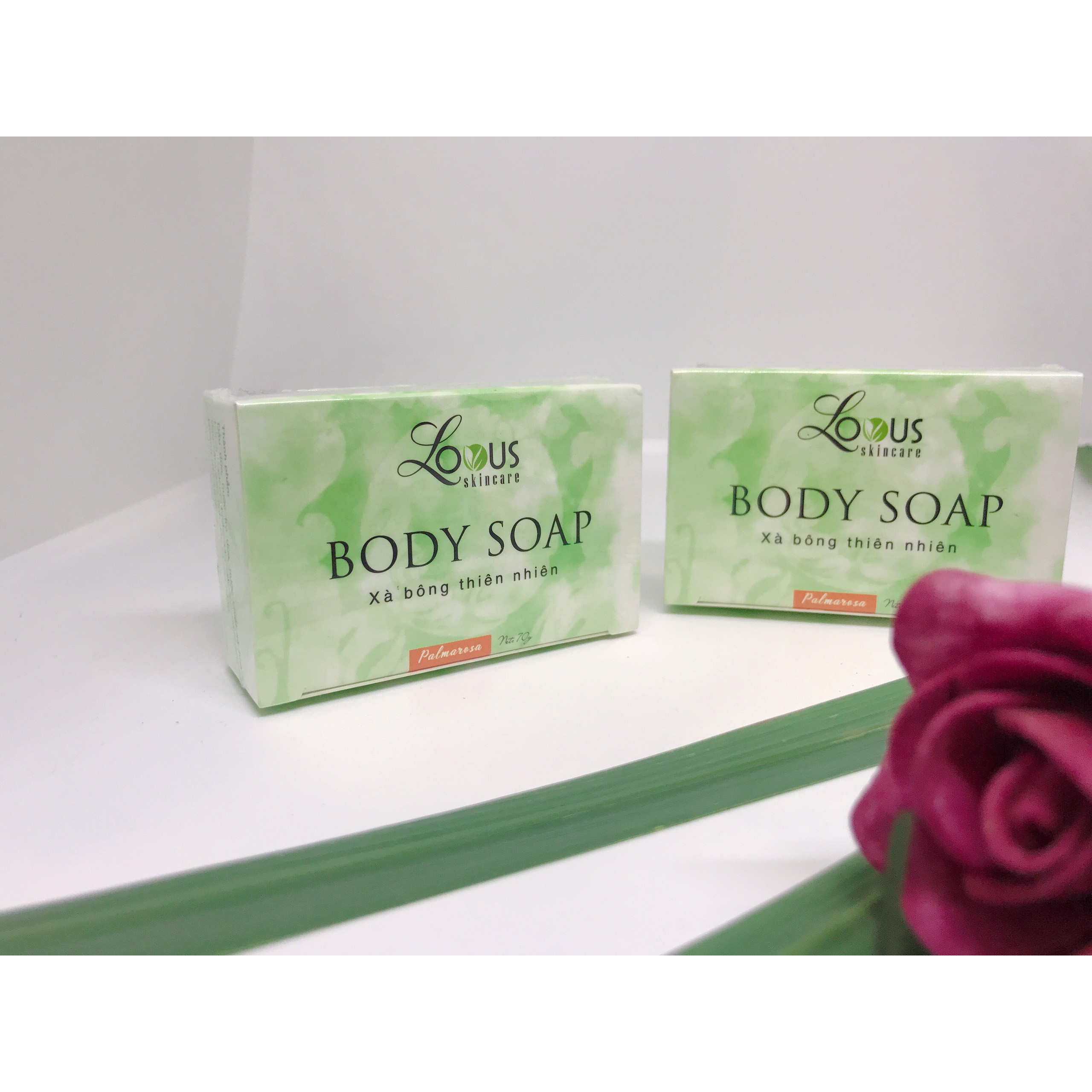 XÀ BÔNG BODY SOAP LOOUS 70G - SẢ HOA HỒNG