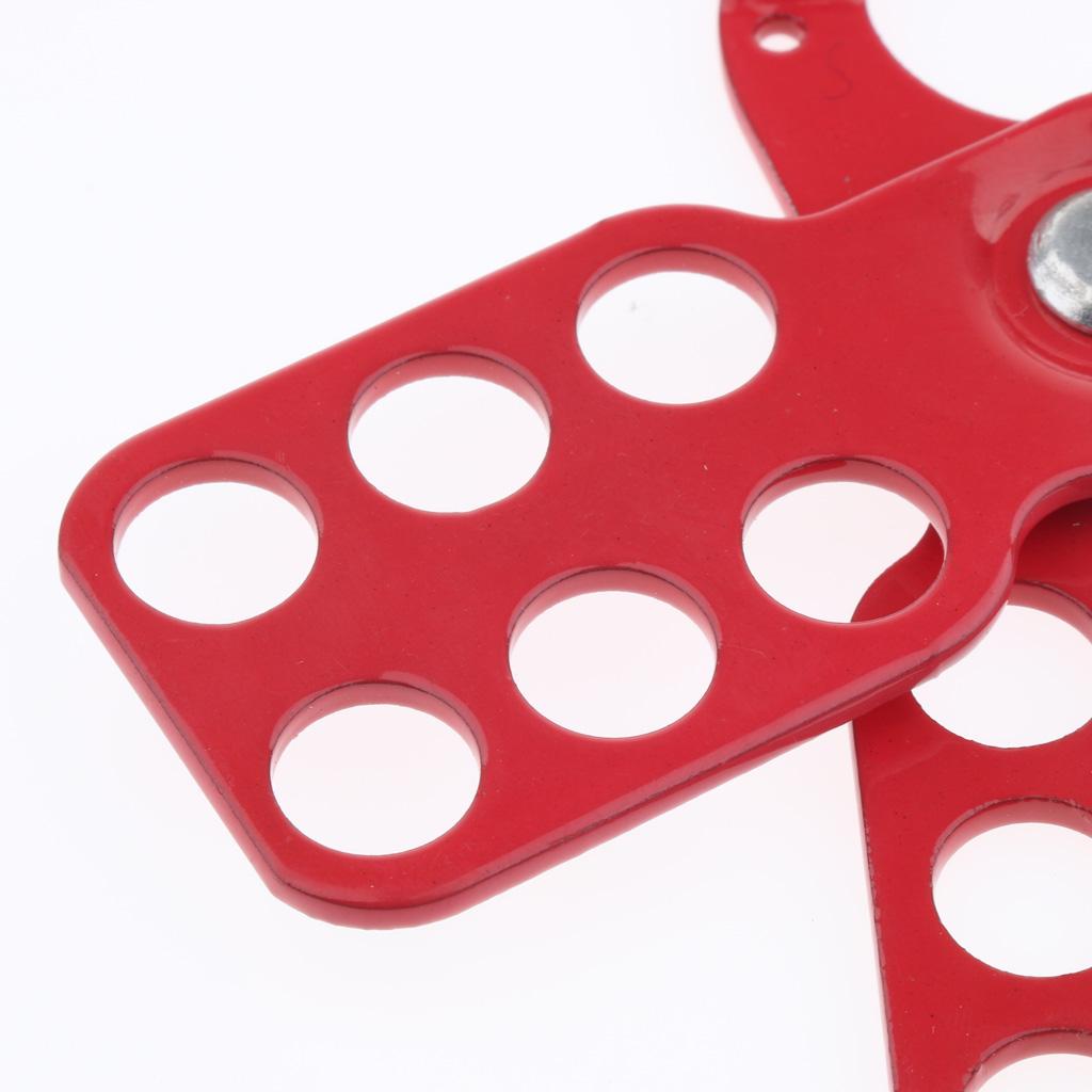 Khóa Tagout Chốt Bấm Với PE Bọc Tay Cầm Giữ Lên Đến 6 Khóa Móc Treo, 1 ''Hàm