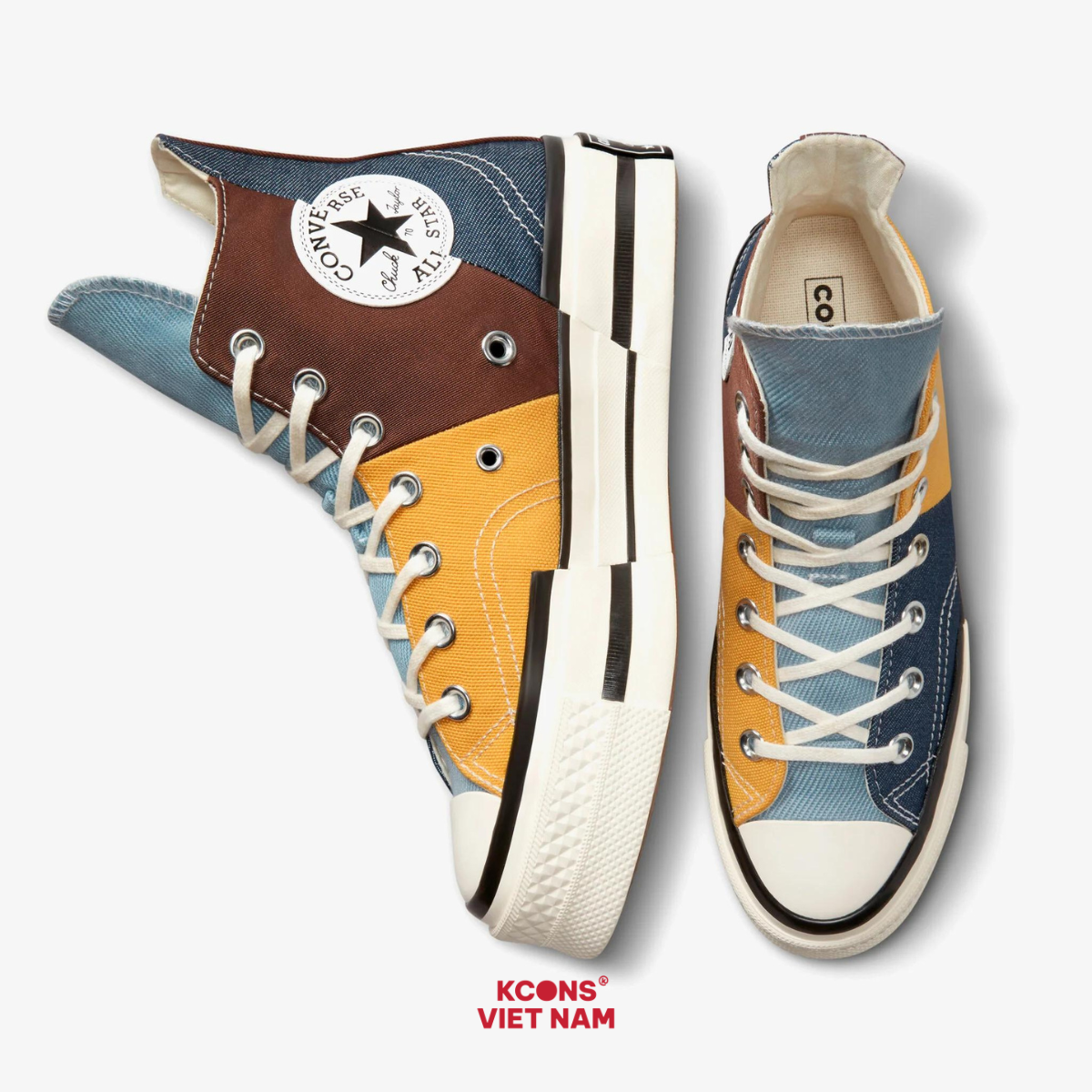 Giày Converse Chuck Taylor 1970 Plus Denim Fashion Squirrel Friend Cổ Cao A02871C