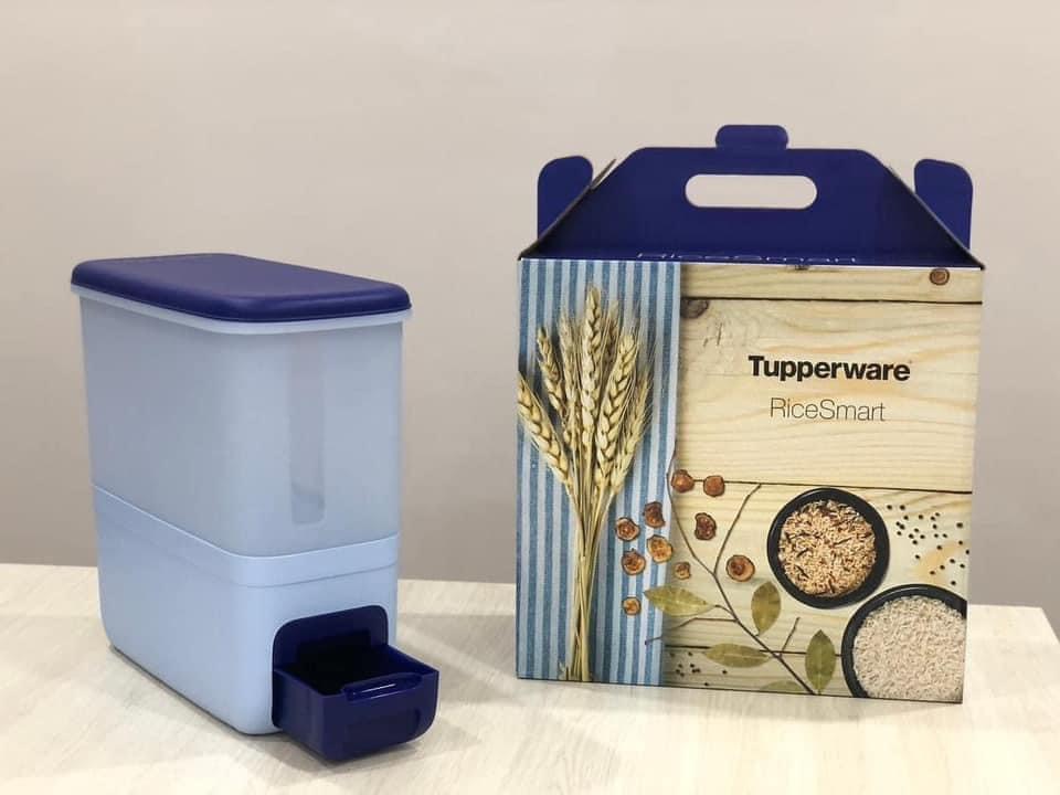 Thùng Gạo Tupperware Rice Smart 10kg - Kín Khi - Chống Côn Trùng